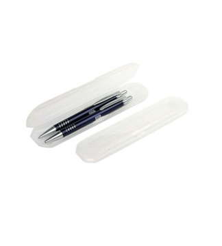Plastic box hold two pens