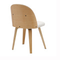  CN Restaurant Upholstered Nordic Elegant Dinning Wood Chair Supplier