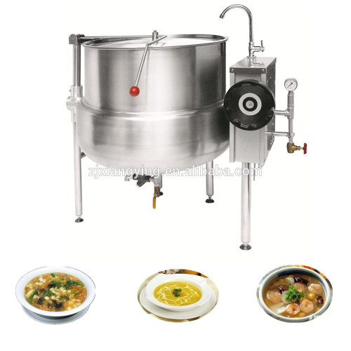 XYQG-H150 Restaurant kitchen equipment large stainless steel tiltable steam industrial boiling pot