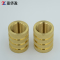 threaded insert nut M6 M8 Knurled Plastic Brass Insert Nut Manufactory