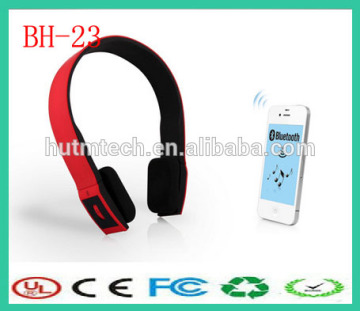 with mic stereo high quality bluetooth headphone bh23 headset