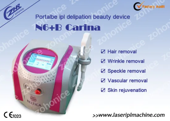 Portable Ipl Beauty Salon Hair Removal ,freckle Removal Machine 1000w 50j