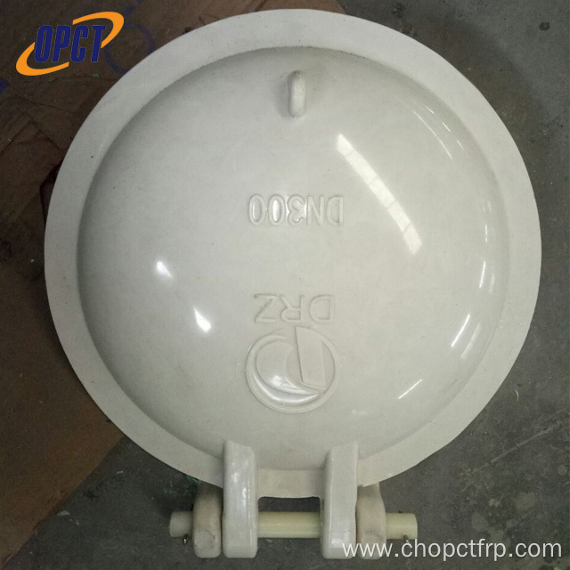 FRP fiberglass flap valve for gate drainage