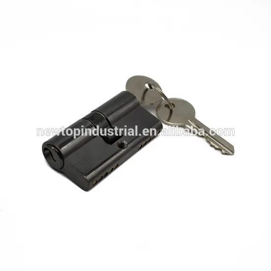 Professional Manufacturer Black Brass High Security half door lock cylinder