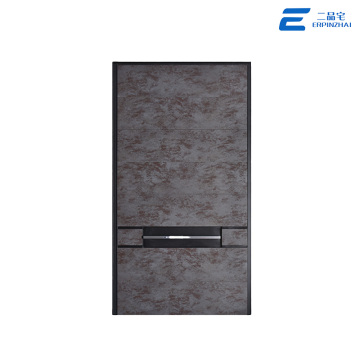 Puerta exterior de villa de aluminio fundido con eje compensado premium