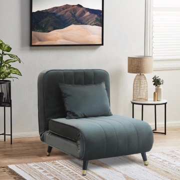 Sedia per ufficio a casa regolabile in velluto verde per lounge