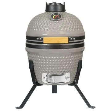 SEB KAMADO Grey 13 Inch 3 in 1 Smokeless Charcoal Bbq Grill Smoker Parilla Grill Mini Bbq Grills