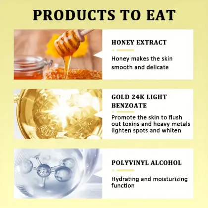 24K Gold, Honey, Whitening & Exfoliating Body Wax Peeling Facial Mask Hand Cream: High-Quality Hydrating and Moisturizing Solution