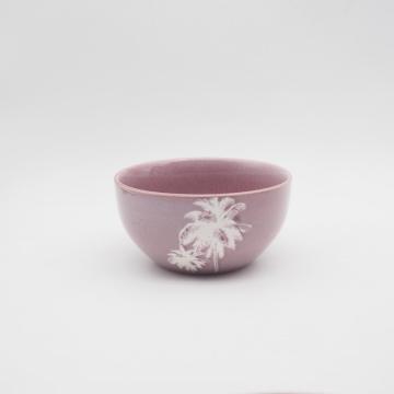 Pink Pad Printing Porzellan Geschirr Set Keramikgeschirr Geschirr