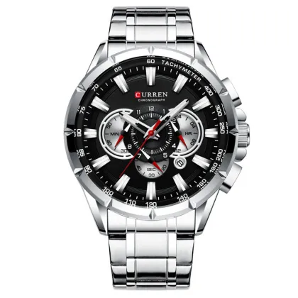 Mens Quartz Business Classic Stainless Steel Men Watches