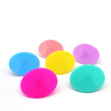 Mini Egg Shaped Waterproof Face Massage Deep Cleaning Silicone Facial Cleansing Brush