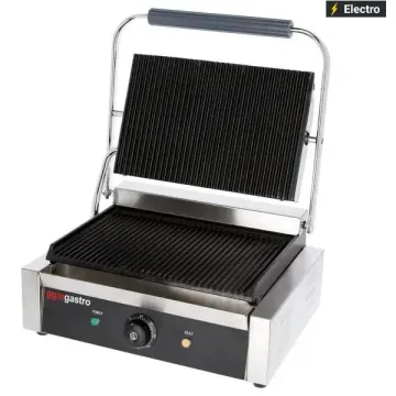 Hot Sale Electric Commercial Kitchen Sandwich Panini Burger Press Contact Grill Maker Machine