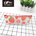 Custom fruit design mesh pencil case