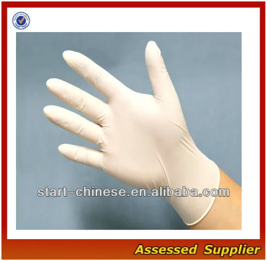 CX-95 Low Powder 9" Disposable Latex Examination Gloves/disposable examination latex gloves/disposable latex gloves/latex