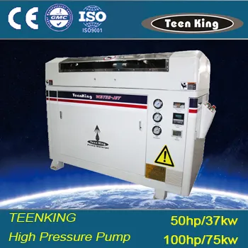 Dual-head waterjet cutting machine for metal