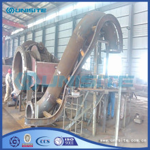 Steel pump suction dredging pipes