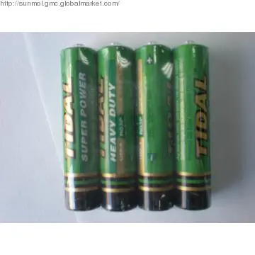 1.5V um4 R03 AAA Carbon Zinc battery