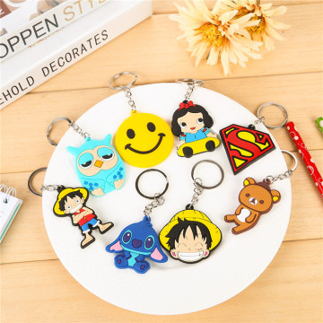 Comfortable new design silicone custom keychain