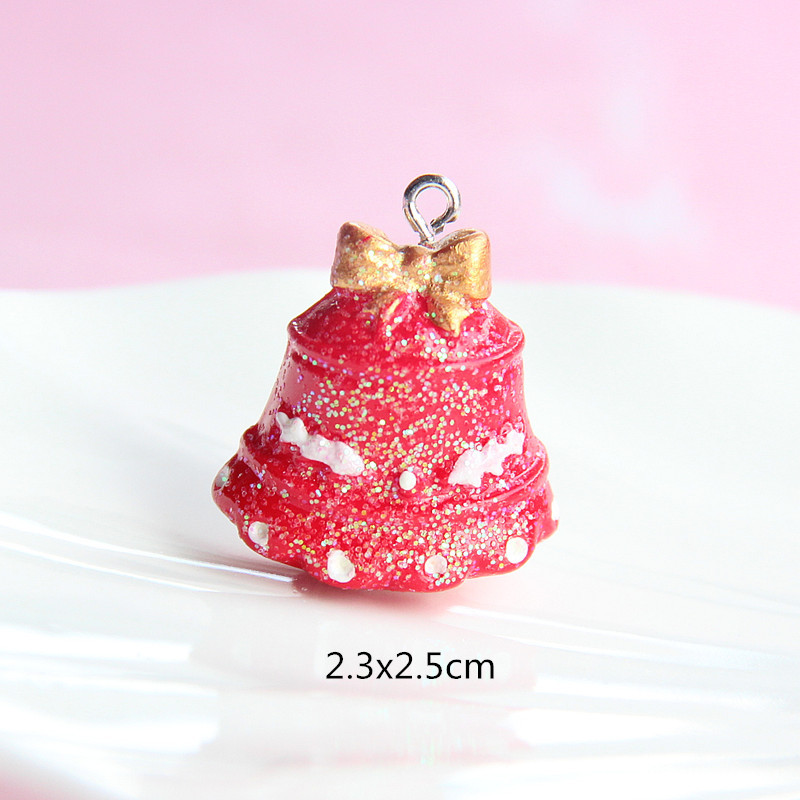 Hand Make Resin Christmas Cap Charm