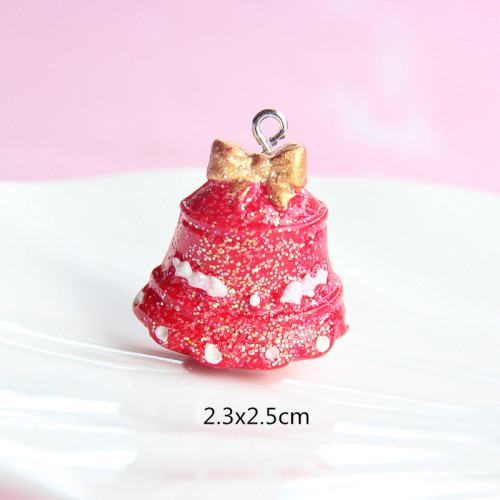 Hand Making Resin Christmas Cap Charm