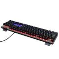 104 Teclas RGB Teclado mecânico de jogos compactos