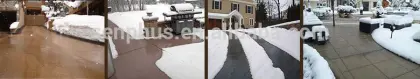 snow and ice melting heating system