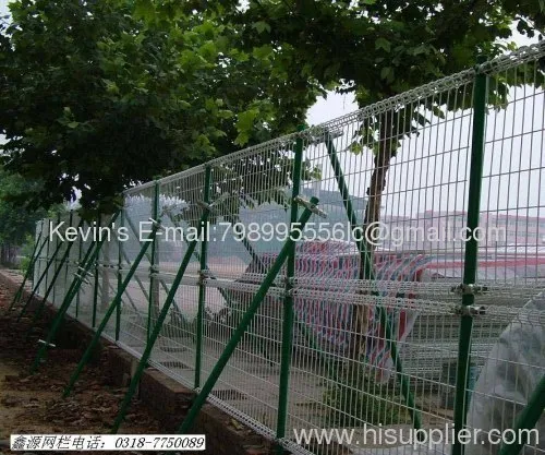 Pvc Coated/ Double Circles Fence 