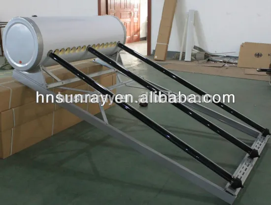 compact pressurized solar water heater with 0 degree bracket