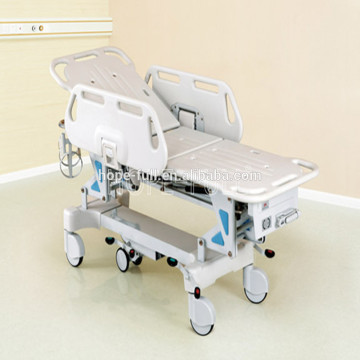 HOPEFULL Height Adjustable Hospital transferable bed Trolley with 2 functions