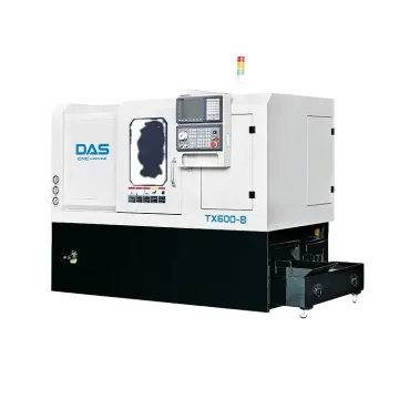TX600-8 CNC Lathe with Slant Bed, Electric Turret Tailstock for Precision Turning Operations