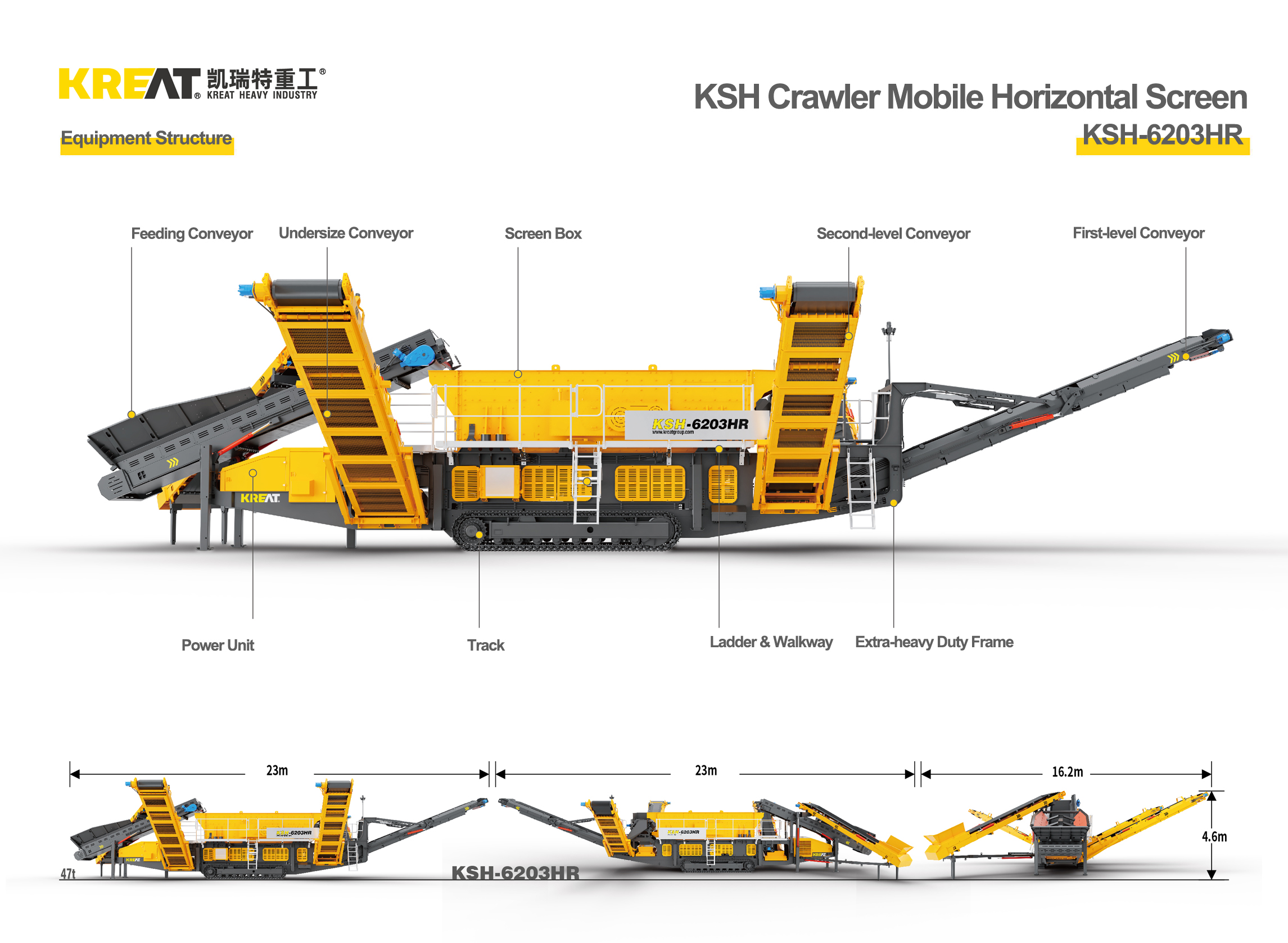 Crawler Mobile Horizontal Screen