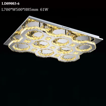 crystal flush mount ceiling light led lighting