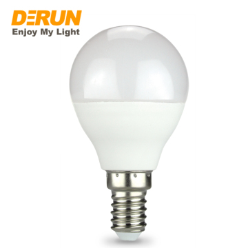 Βολβοί LED υψηλής φωτεινότητας G45 E17 E27 B22 3W-8W CE ROHS EMC πλαστικό κάλυμμα