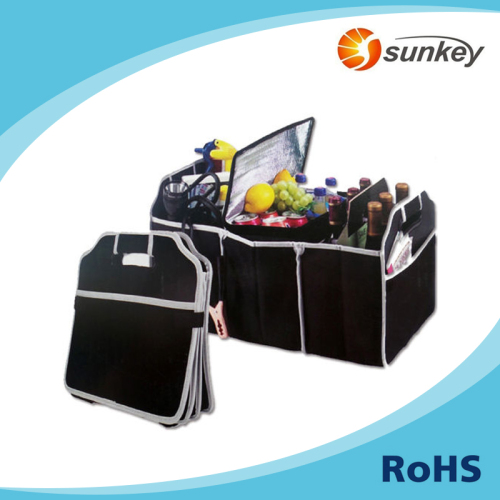 600D Polyester Material customised folding car trunk organizer