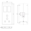 Caixa de chamada MBT-HOP-AM/AM01/AN/AN01 HALL