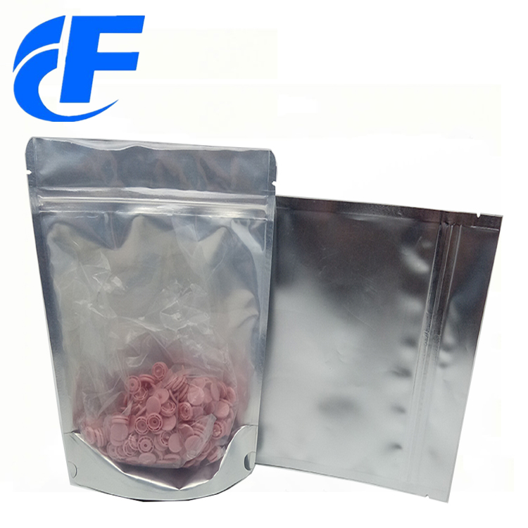 Recyclable Custom Aluminum Foil Food Packaging Ziplock Bag