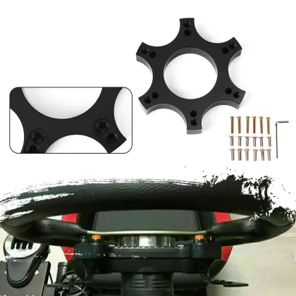 Aluminum 70MM Wheel Spacers Adapter Plate Ring for Thrustmaster T300RS Upgrade