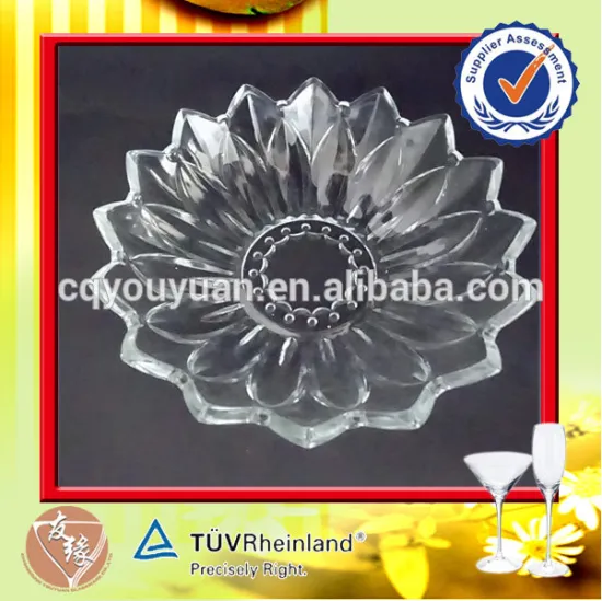 Wholesale Clear Glass Plate Dinner Ware