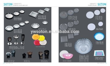 food grade PS plastic plate disposable plate