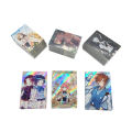 Cartes de jeu d'anime de jeu de cartes holographiques personnalisées