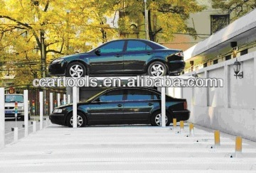 3 levels underground garage parking construction