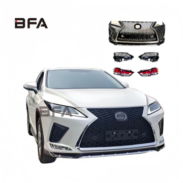 2016-2019 Lexus RX300 350 450H 2020-stijl Front Bumper LED Koplampen Grille Body Kit