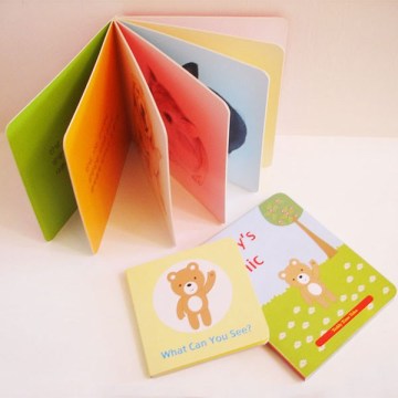 Customized high quality lovely cardboard children book