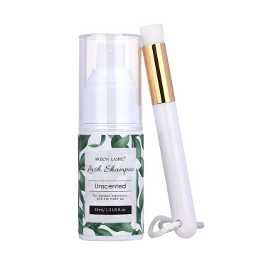 Aloe Fragrance Eyelash Cleanser Mousse Set with Brush