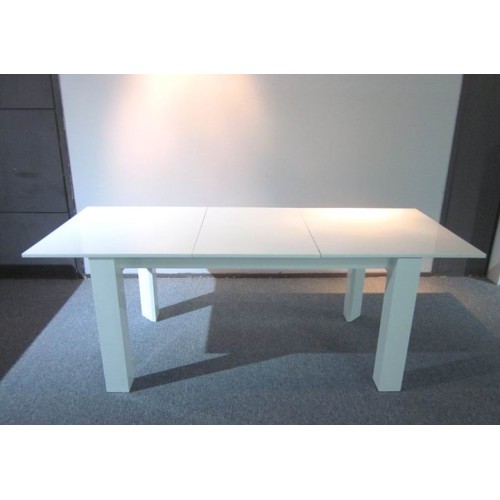 Conjunto de mesa de comedor de madera contemporánea extensible