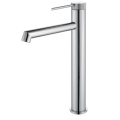 Minimalist Brass Tall Basin Faucet