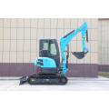 3.5ton Crawler Mini Excavator con asiento lujoso