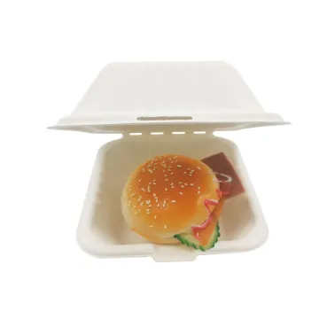 Disposable Sugarcane Bagasse Food 6inch Containers