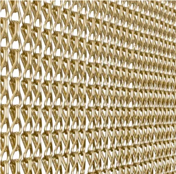 Matte Gold Custom Available Aluminum Chain Beaded Curtain