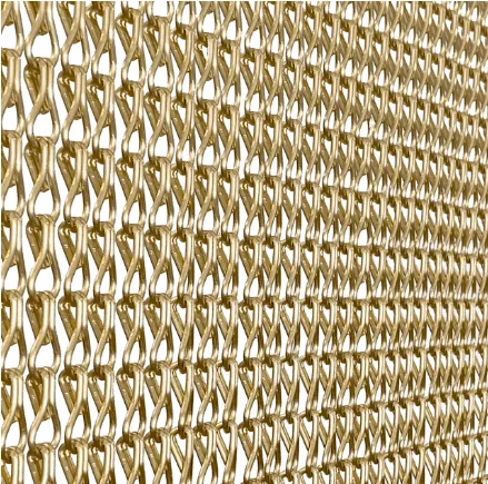 Matte Gold Custom Available Aluminum Chain Beaded Curtain